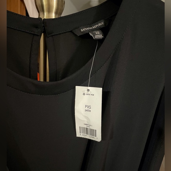 Dressy black jumpsuit, size petite XS - Picture 3 of 9